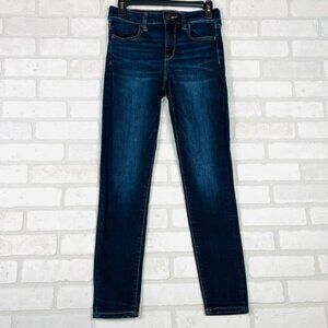 American Eagle NE(X)T‎ Level Stretch Dark Wash Skinny Jeans Womens Size 4